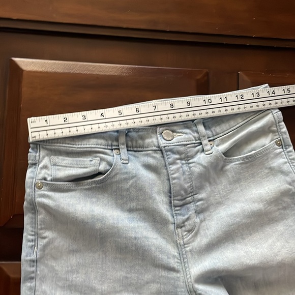 Banana Republic Mid Rise Skinny Ankle Blue Jeans Size 28 - Picture 3 of 12